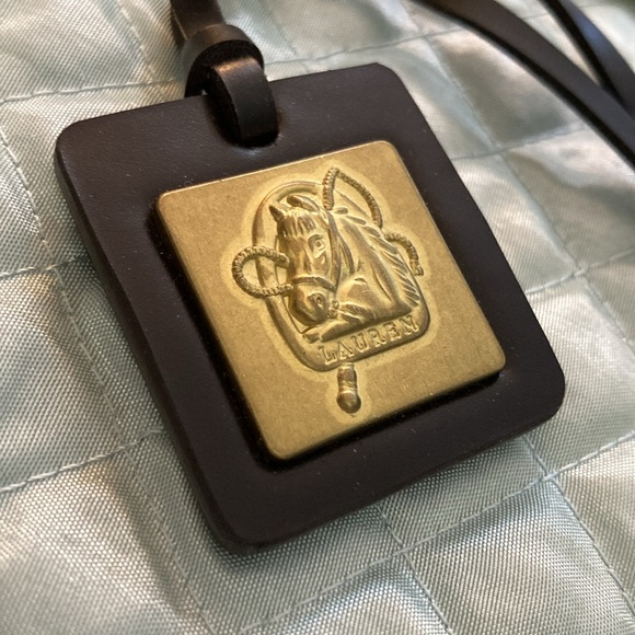Ralph Lauren vintage bag tag leather - Picture 4 of 5